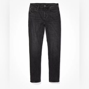 COPY - AE Strigid Mom Jean- Regular 27W  4- Blackwash